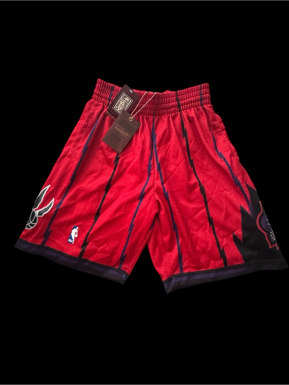 New Mitchell & Ness Toronto raptors Basketball Shorts - Men's Athletic Mesh